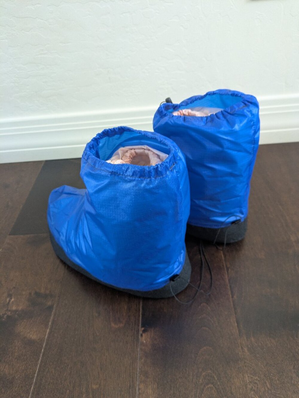GooseFeet Gear Waterproof Over-Booties Blue Size M Ultralight Camp Booties Like - Picture 7 of 10